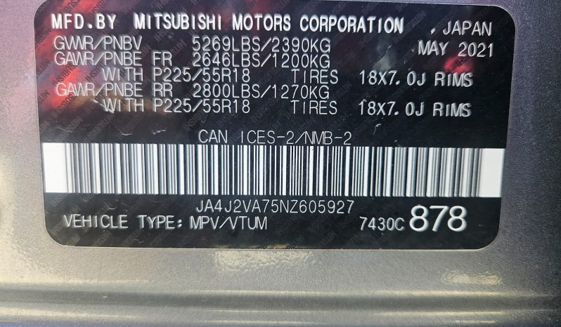 2022 Mitsubishi Outlander PHEV SE S-AWC LEATHER /PLUG-IN HYBRID /CERTIFIED full